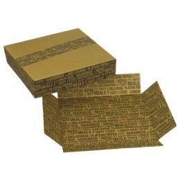 Plateau carton City avec couvercle 30 x 27 x 7,5 cm - par 50