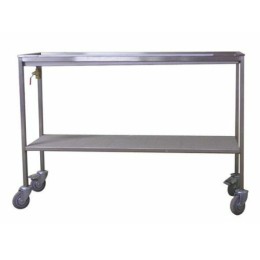 Bac de débrochage inox 40 x 120 x 85 cm