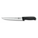 Couteau à saigner alveolé Victorinox noir 25 cm