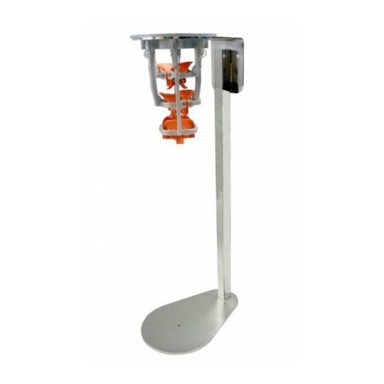 Épluche grosses carottes sur pied inox Ø 6 cm Épluche grosses carottes sur pied inox Ø 6 cm