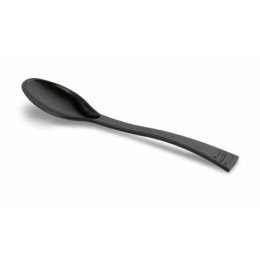 Cuillère à soupe réutilisable PS noir 20 cm - par 40