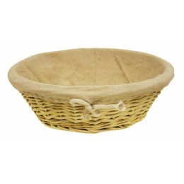 Corbeille osier ronde déhoussable ø 29 cm
