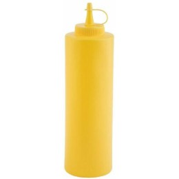 Distributeur sauce bouteille PE jaune 0,65 L - par 12