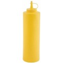 Distributeur sauce bouteille PE jaune 0,65 L - par 12