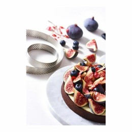 Cercle à tarte inox perforé Ø 7,5 cm x 2 cm