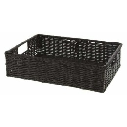 Manne carita noire PP 40 x 30 x 10 cm