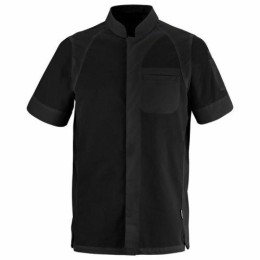 Veste de cuisine Basil manches courtes noire T5