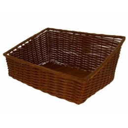 Manne bacplast en PP chocolat 50 x 40 x 12/24 cm