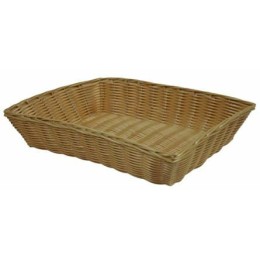 Corbeille Dordogne en PP miel 38 x 28 x 8 cm