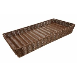 Manne oblong chocolat 50 x 25 x 7,5 cm