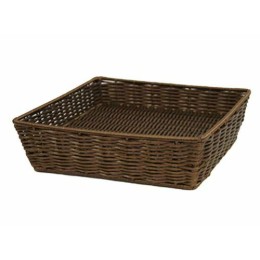 Manne squarre chocolat 25 x 25 x 7,5 cm