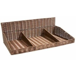 Manne tricase chocolat 60 x 33 x 20 cm