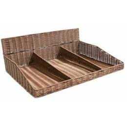 Manne tricase chocolat 60 x 43 x 20 cm