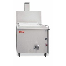 CUISEUR GAZ CUVE CARREE 170L VIDANGE REGUL THERMO EC+EF