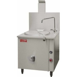 Cuiseur gaz cuve ronde 140 L aluminium sans régulation et sans arrivée d'eau