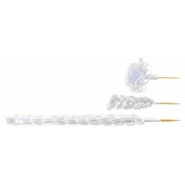 Hatelet bouquet blanc 9 cm - par 50