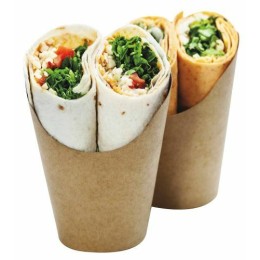 Pot wrap kraft brun - par 50