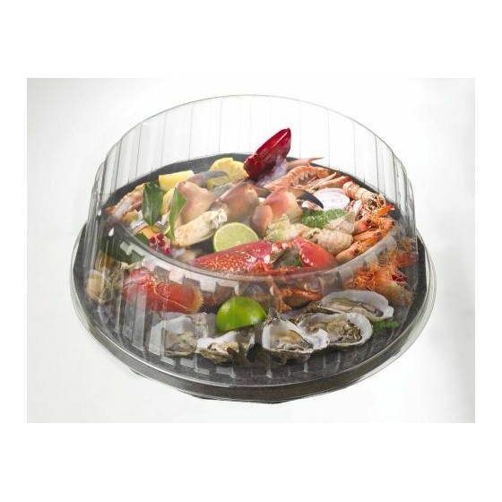 Couvercle plateau fruits de mer rond ø 35 cm - par 30 Couvercle plateau fruits de mer rond ø 35 cm - par 30