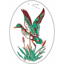 Azyme canard ovale 107 x 76 mm - par 18