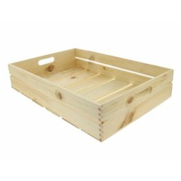 Cagette bois de pin 60 x 40 x 12 cm