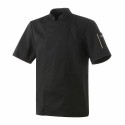 Veste de cuisine Robur manches courtes Nero noire T3