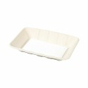 Barquette bagasse avec buvard 29 x 21 x 3 cm - par 150