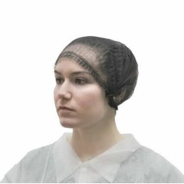 Coiffe charlotte noire polypropylène - par 100