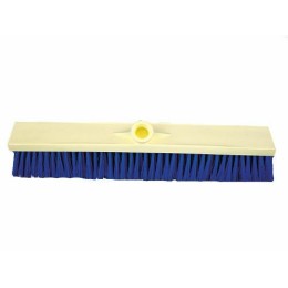 Brosse pour balai demi dur bleu 45 cm