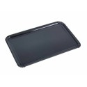 Plateau traiteur simple face noir en carton 28 x 42 cm - par 25