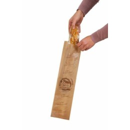 Sac à pain kraft marron 49 x 12 + 4 cm - par 250
