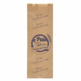 Sac à pain kraft Bleu 490 x 170 + 35 mm - par 250