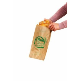 Sac à pain kraft vert 35 x 17 + 3,5 cm - par 250