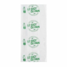 Sac à pain tranché Premium vert 35 x 16 + 5 cm - par 200