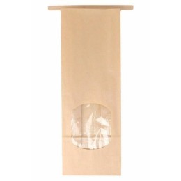 Sac SOS fermeture avec fenêtre 250 x 90 + 60 mm - paquet de 50