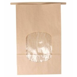 Sac SOS fermeture avec fenêtre 242 x 155 + 70 mm - paquet de 50