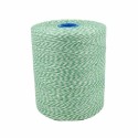 Ficelle polyester blanche et verte 3,5/2 - par 1 kg