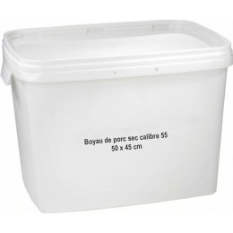Boyau de porc sec ⌀ 55 - par 22,5 m