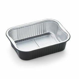 Barquette aluminium noir lisse Ready2Cook 725 ml - par 110