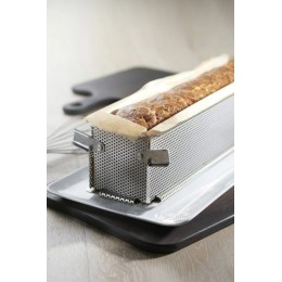 Moule perforé pliant Geoforme inox 48 x 9 x 8,5 cm
