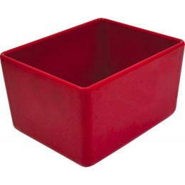 Saladier rectangulaire Chunky Crock mélamine rouge 2 L
