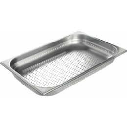 Bac inox perforé GN 1/1 p. 6.50 cm