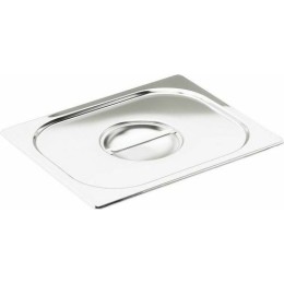 Couvercle inox avec poignée pour bac GN 1/1