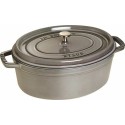 Cocotte fonte ovale grise Staub ø 33 cm