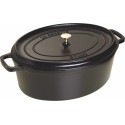 Cocotte fonte ovale noire Staub ø 41 cm
