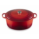 Cocotte fonte signature ovale cerise Le Creuset ø 40 cm