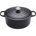 Cocotte fonte signature ronde noire Le Creuset ø 24 cm