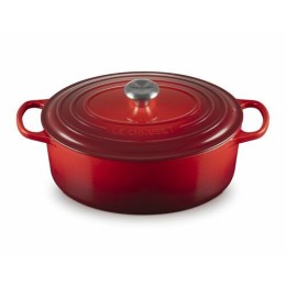 Cocotte fonte signature ovale cerise Le Creuset ø 31 cm