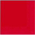 Serviette ouate rouge 39 x 39 cm - par 100