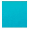 Serviette ouate turquoise 39 x 39 cm - par 100