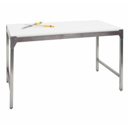 Chassis de table simple inox 200 x 70 x 90 cm